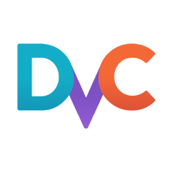 Visual workflow showing DVC managing code, data, and model versions