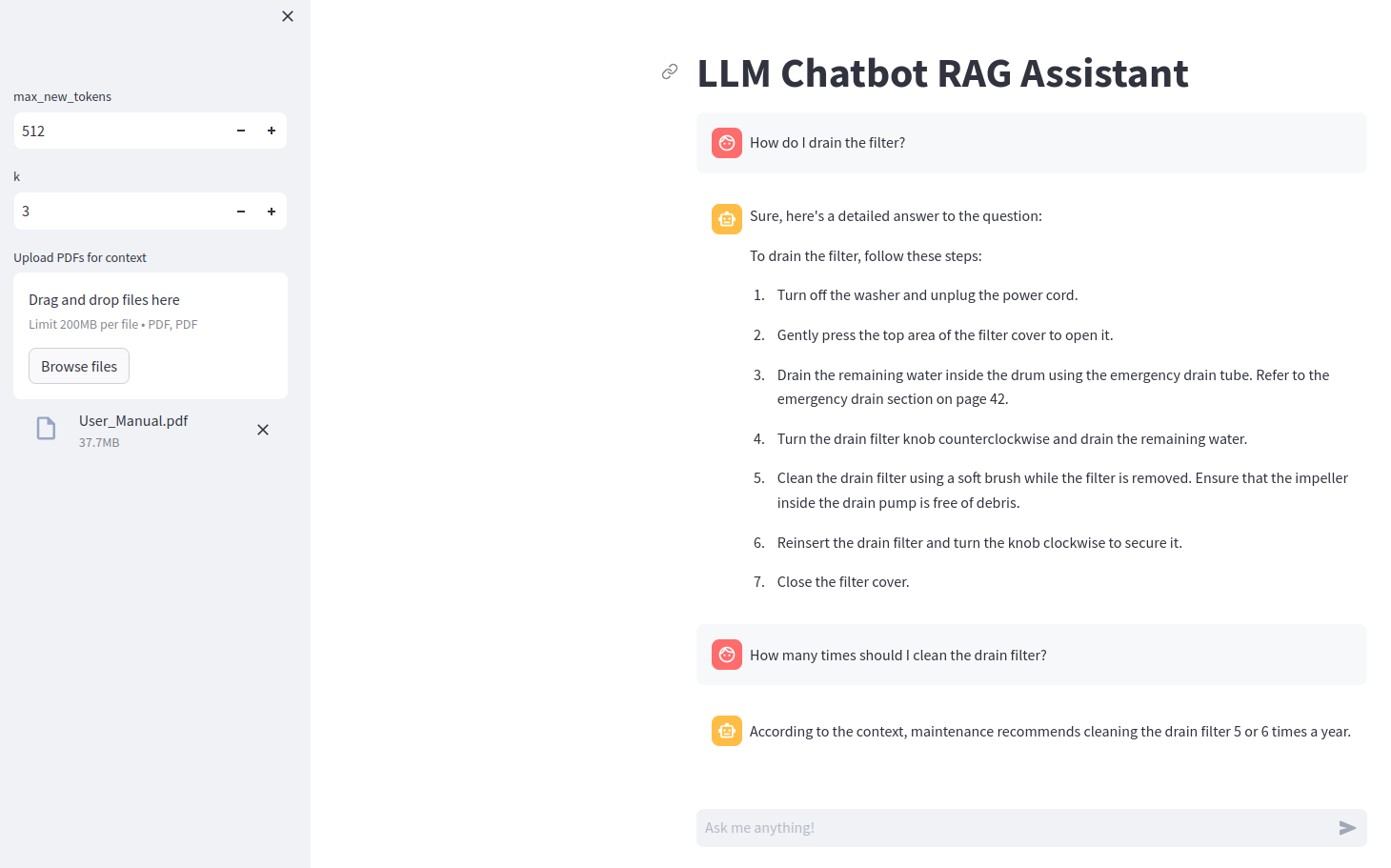 Chatbot with LLM