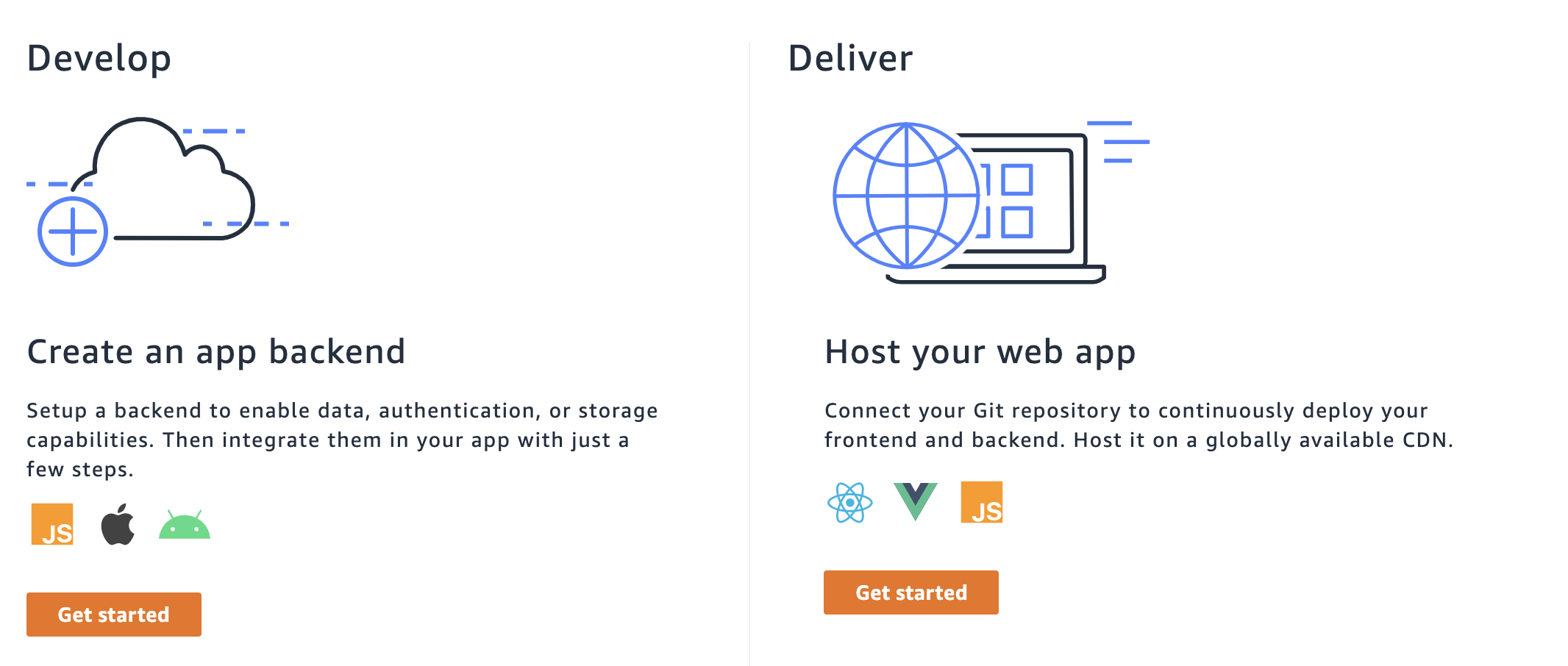 Connecting your GitHub repository to AWS Amplify