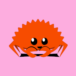 Ferris the crab, Rust's unofficial mascot, symbolizing fun and safety