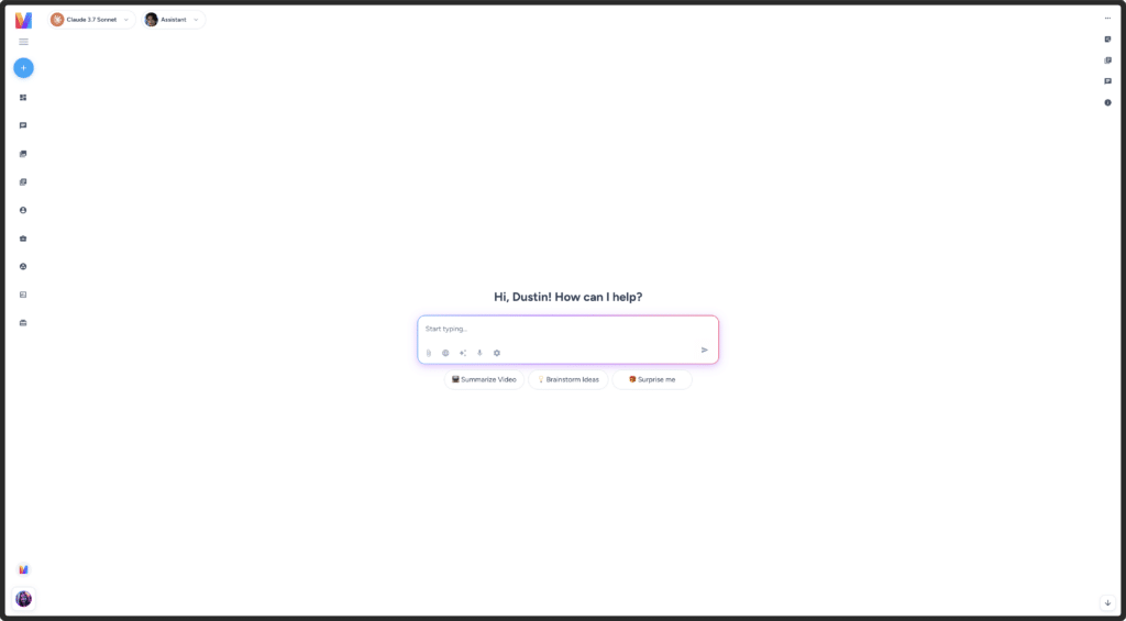 Claude 3.7 Sonnet interface screenshot showcasing its intuitive design
